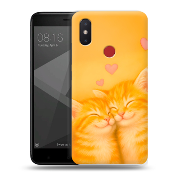 Силиконовый чехол на Xiaomi Mi8 SE с принтом Милые котята