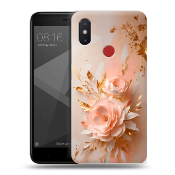 Силиконовый чехол на Xiaomi Mi8 SE с принтом женский