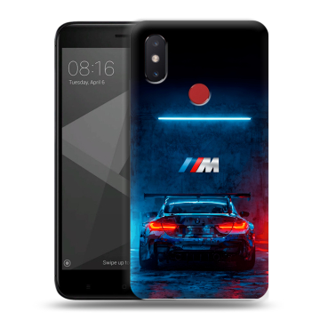 Силиконовый чехол на Xiaomi Mi8 SE с принтом BMW БМВ Силиконовый чехол на Xiaomi Mi8 SE с принтом BMW БМВ
