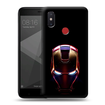 Силиконовый чехол на Xiaomi Mi8 SE с принтом IronMan Железный человек Силиконовый чехол на Xiaomi Mi8 SE с принтом IronMan Железный человек