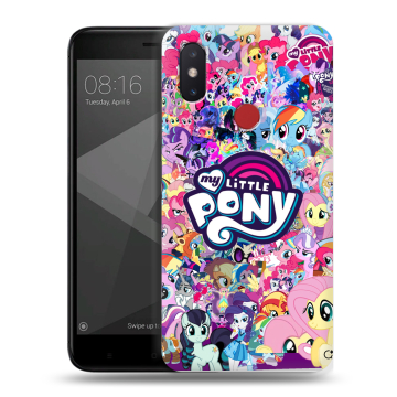 Силиконовый чехол на Xiaomi Mi8 SE с принтом My little pony Дружба чудо Силиконовый чехол на Xiaomi Mi8 SE с принтом My little pony Дружба чудо