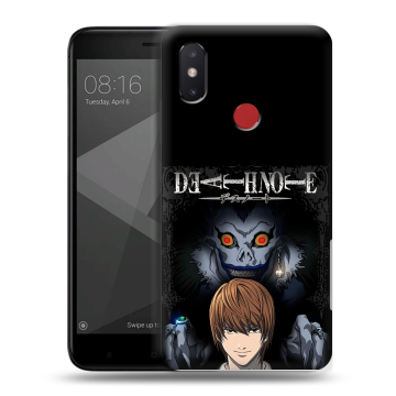 Силиконовый чехол на Xiaomi Mi8 SE с принтом Death note Тетрадь смерти