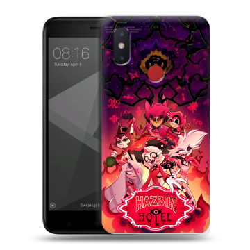 Силиконовый чехол на Xiaomi Mi8 SE с принтом Hazbin Hotel Отель Хазбин Силиконовый чехол на Xiaomi Mi8 SE с принтом Hazbin Hotel Отель Хазбин