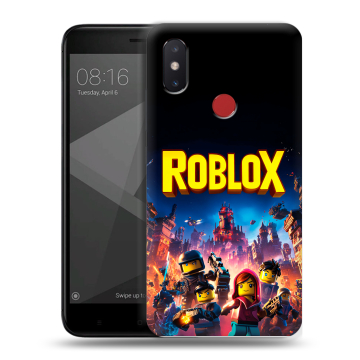 Силиконовый чехол на Xiaomi Mi8 SE с принтом Roblox Роблокс Силиконовый чехол на Xiaomi Mi8 SE с принтом Roblox Роблокс