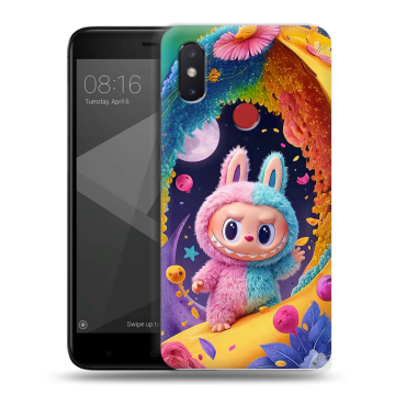 Силиконовый чехол на Xiaomi Mi8 SE с принтом Labubu Лабубу Силиконовый чехол на Xiaomi Mi8 SE с принтом Labubu Лабубу
