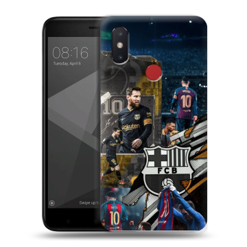 Силиконовый чехол на Xiaomi Mi8 SE с принтом Messi Barcelona Силиконовый чехол на Xiaomi Mi8 SE с принтом Messi Barcelona