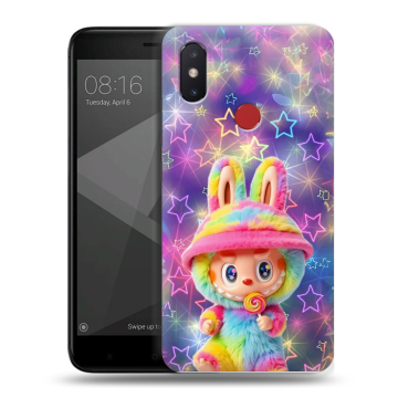 Силиконовый чехол на Xiaomi Mi8 SE с принтом Labubu Лабубу Силиконовый чехол на Xiaomi Mi8 SE с принтом Labubu Лабубу