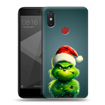 Силиконовый чехол на Xiaomi Mi8 SE с принтом Новый год Силиконовый чехол на Xiaomi Mi8 SE с принтом Новый год