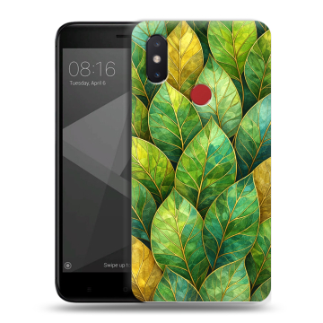 Силиконовый чехол на Xiaomi Mi8 SE с принтом женский