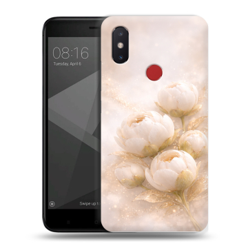 Силиконовый чехол на Xiaomi Mi8 SE с принтом женский