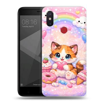 Силиконовый чехол на Xiaomi Mi8 SE с принтом для девочек Силиконовый чехол на Xiaomi Mi8 SE с принтом для девочек