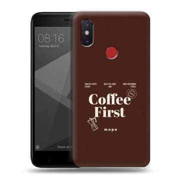 Силиконовый чехол на Xiaomi Mi8 SE с принтом женский