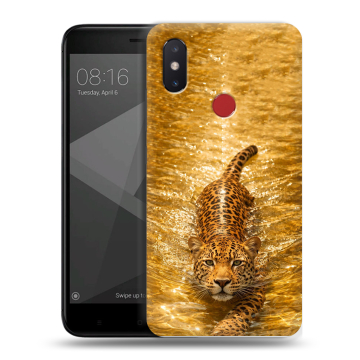 Силиконовый чехол на Xiaomi Mi8 SE с принтом женский