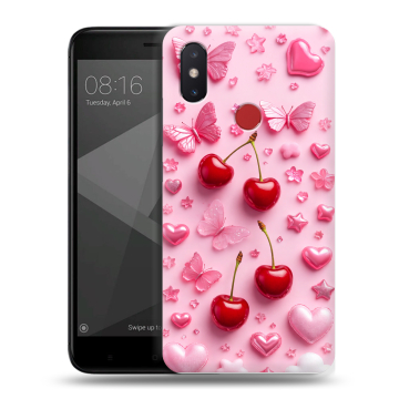 Силиконовый чехол на Xiaomi Mi8 SE с принтом для девочек Силиконовый чехол на Xiaomi Mi8 SE с принтом для девочек
