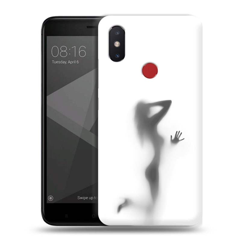 Силиконовый чехол на Xiaomi Mi8 SE с принтом Силуэт Силиконовый чехол на Xiaomi Mi8 SE с принтом Силуэт