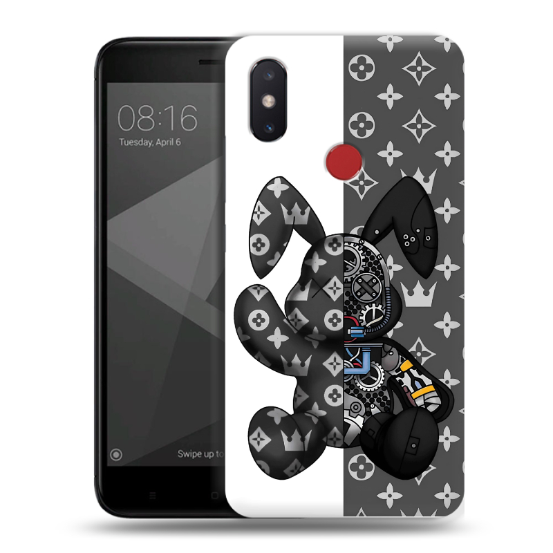 Силиконовый чехол на Xiaomi Mi8 SE с принтом Луи робот Силиконовый чехол на Xiaomi Mi8 SE с принтом Луи робот