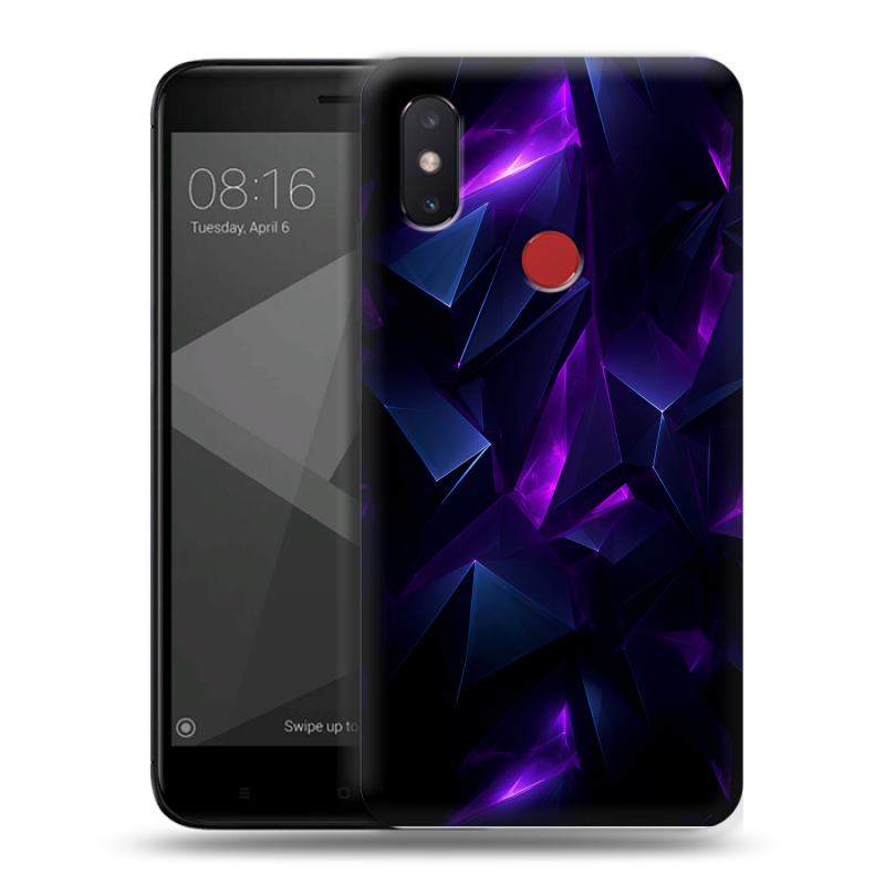 Силиконовый чехол на Xiaomi Mi8 SE с принтом Абстракиция Силиконовый чехол на Xiaomi Mi8 SE с принтом Абстракиция