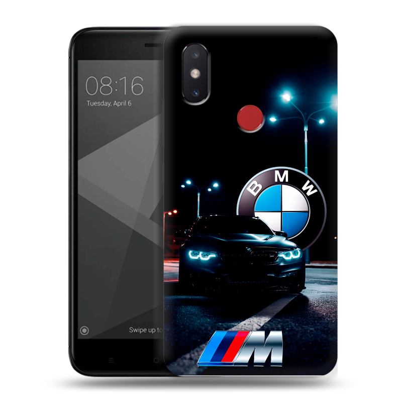 Пластиковый чехол на Xiaomi Mi8 SE с принтом БМВ BMW Пластиковый чехол на Xiaomi Mi8 SE с принтом БМВ BMW