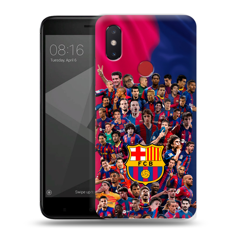 Силиконовый чехол на Xiaomi Mi8 SE с принтом Барселона Barcelona Силиконовый чехол на Xiaomi Mi8 SE с принтом Барселона Barcelona