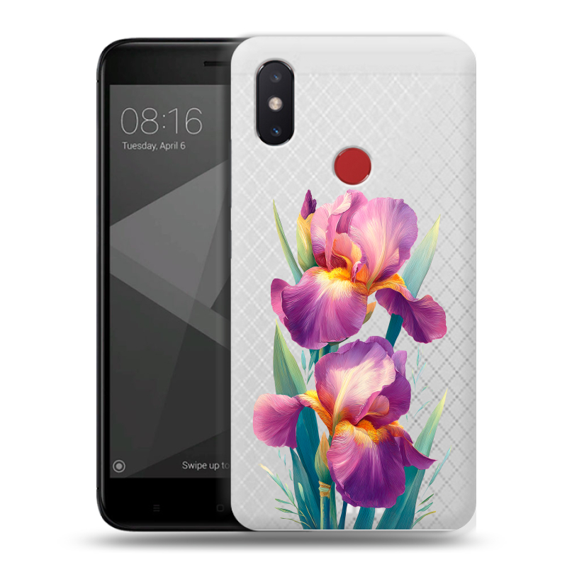 Пластиковый чехол на Xiaomi Mi8 SE с принтом Цветы орхидеи Пластиковый чехол на Xiaomi Mi8 SE с принтом Цветы орхидеи