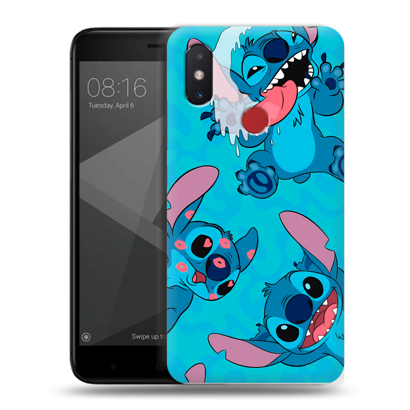 Силиконовый чехол на Xiaomi Mi8 SE с принтом Лило и Стич Силиконовый чехол на Xiaomi Mi8 SE с принтом Лило и Стич
