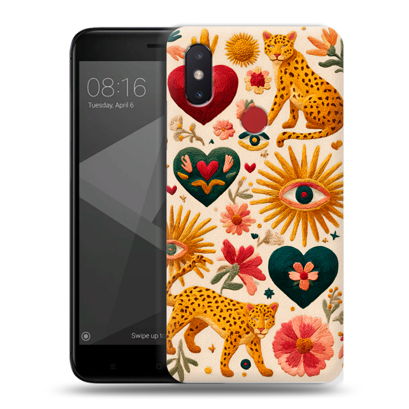 Пластиковый чехол на Xiaomi Mi8 SE с принтом Модный принт Пластиковый чехол на Xiaomi Mi8 SE с принтом Модный принт