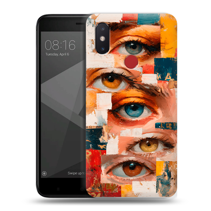 Пластиковый чехол на Xiaomi Mi8 SE с принтом Модный принт Пластиковый чехол на Xiaomi Mi8 SE с принтом Модный принт