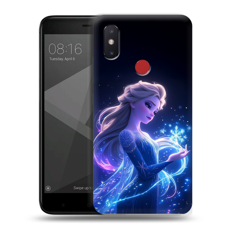 Пластиковый чехол на Xiaomi Mi8 SE с принтом Холодное сердце Frozen Пластиковый чехол на Xiaomi Mi8 SE с принтом Холодное сердце Frozen
