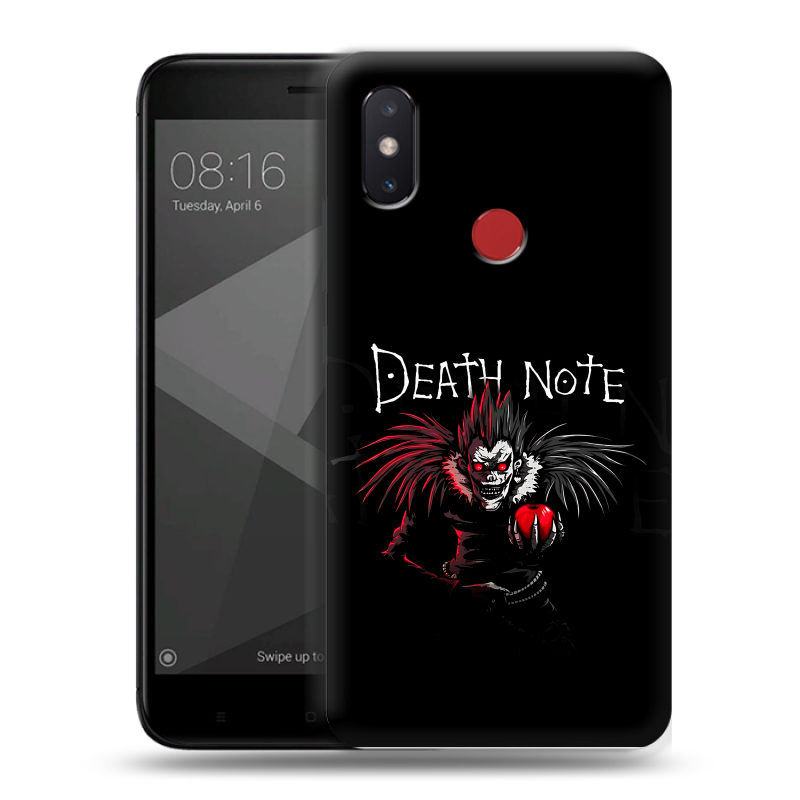 Пластиковый чехол на Xiaomi Mi8 SE с принтом Death note Тетрадь смерти Пластиковый чехол на Xiaomi Mi8 SE с принтом Death note Тетрадь смерти