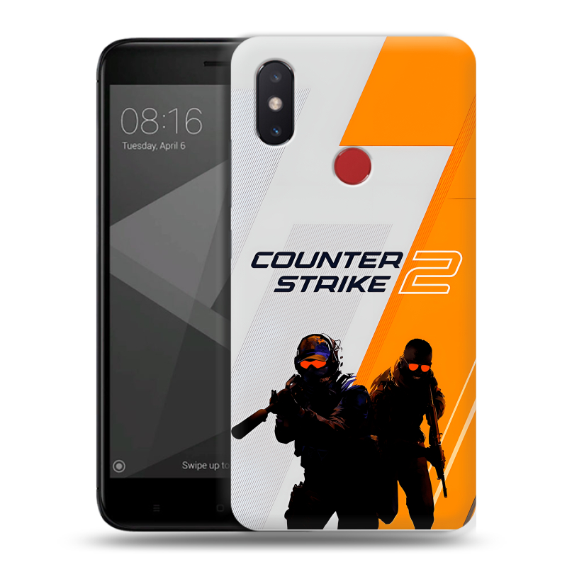 Силиконовый чехол на Xiaomi Mi8 SE с принтом Counter Strike Силиконовый чехол на Xiaomi Mi8 SE с принтом Counter Strike