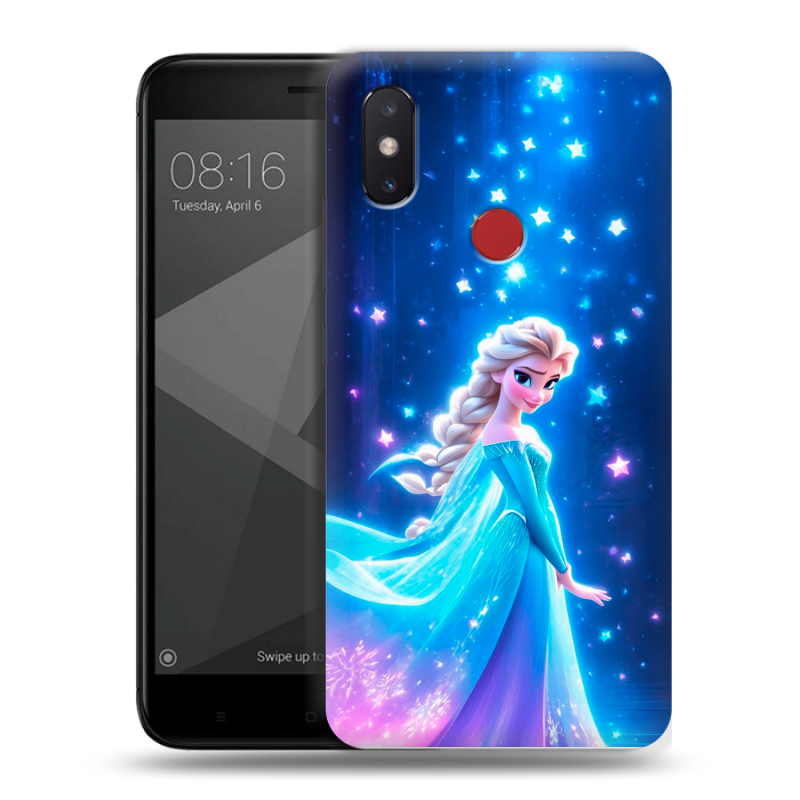 Пластиковый чехол на Xiaomi Mi8 SE с принтом Холодное сердце Frozen Пластиковый чехол на Xiaomi Mi8 SE с принтом Холодное сердце Frozen