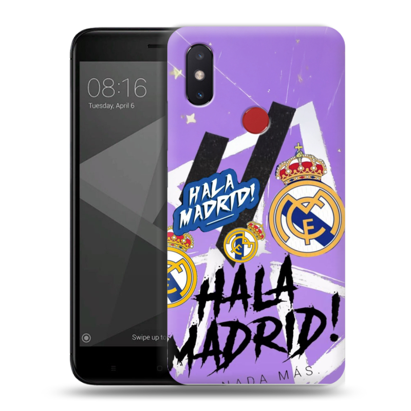 Силиконовый чехол на Xiaomi Mi8 SE с принтом Real Madrid Реал Мадрид Силиконовый чехол на Xiaomi Mi8 SE с принтом Real Madrid Реал Мадрид