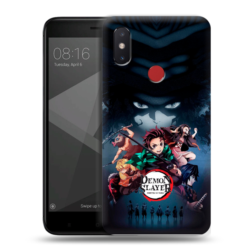 Силиконовый чехол на Xiaomi Mi8 SE с принтом Demon Slayer Клинок рассекающий демонов Силиконовый чехол на Xiaomi Mi8 SE с принтом Demon Slayer Клинок рассекающий демонов