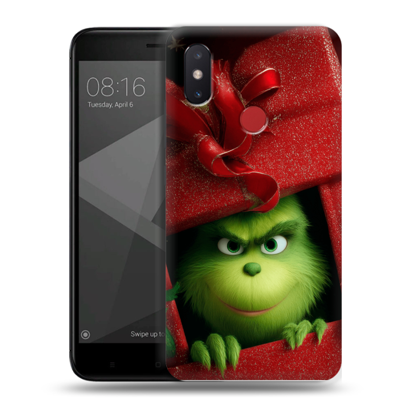 Силиконовый чехол на Xiaomi Mi8 SE с принтом Новый год Силиконовый чехол на Xiaomi Mi8 SE с принтом Новый год