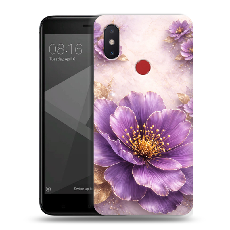 Пластиковый чехол на Xiaomi Mi8 SE с принтом женский Пластиковый чехол на Xiaomi Mi8 SE с принтом женский