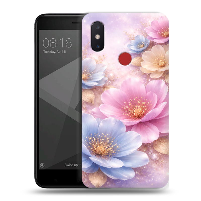 Силиконовый чехол на Xiaomi Mi8 SE с принтом женский Силиконовый чехол на Xiaomi Mi8 SE с принтом женский