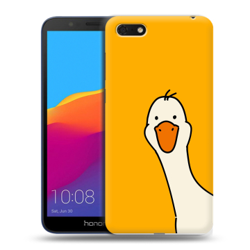 Силиконовый чехол на Huawei Honor 7A с принтом Утка