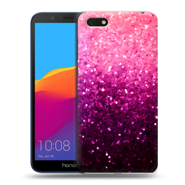 Силиконовый чехол на Huawei Honor 7A с принтом Блестки