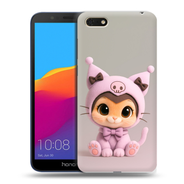 Силиконовый чехол на Huawei Honor 7A с принтом Куроми Kuromi Силиконовый чехол на Huawei Honor 7A с принтом Куроми Kuromi