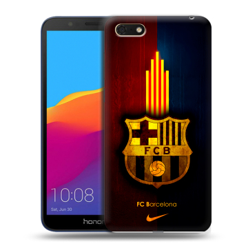 Силиконовый чехол на Huawei Honor 7A с принтом Барселона Barcelona