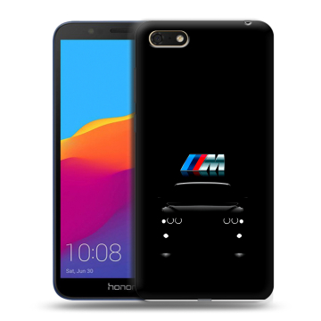 Силиконовый чехол на Huawei Honor 7A с принтом БМВ BMW