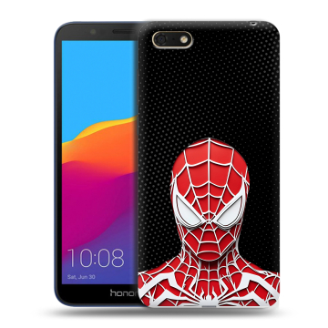 Силиконовый чехол на Huawei Honor 7A с принтом человек паук spiderman