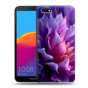 Силиконовый чехол на Huawei Honor 7A с принтом женский цветы Силиконовый чехол на Huawei Honor 7A с принтом женский цветы