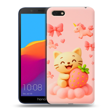 Силиконовый чехол на Huawei Honor 7A с принтом для девочек Силиконовый чехол на Huawei Honor 7A с принтом для девочек