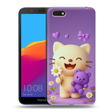 Силиконовый чехол на Huawei Honor 7A с принтом для девочек Силиконовый чехол на Huawei Honor 7A с принтом для девочек
