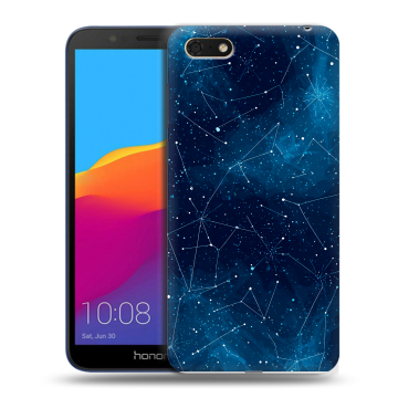 Силиконовый чехол на Huawei Honor 7A с принтом Космос звезды Силиконовый чехол на Huawei Honor 7A с принтом Космос звезды