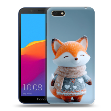 Силиконовый чехол на Huawei Honor 7A с принтом Лиса Силиконовый чехол на Huawei Honor 7A с принтом Лиса