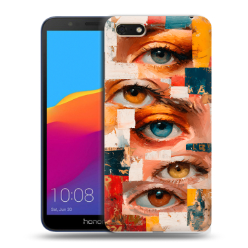Силиконовый чехол на Huawei Honor 7A с принтом Модный принт Силиконовый чехол на Huawei Honor 7A с принтом Модный принт