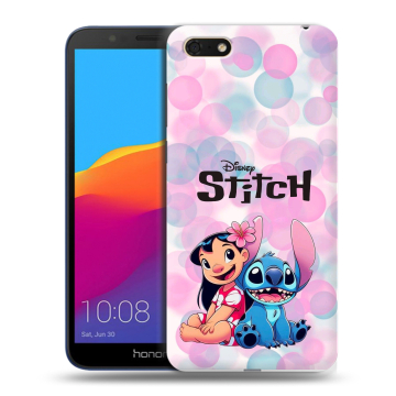 Силиконовый чехол на Huawei Honor 7A с принтом Лило и Стич Силиконовый чехол на Huawei Honor 7A с принтом Лило и Стич