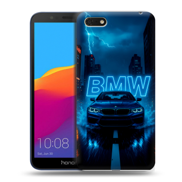 Силиконовый чехол на Huawei Honor 7A с принтом BMW БМВ Силиконовый чехол на Huawei Honor 7A с принтом BMW БМВ